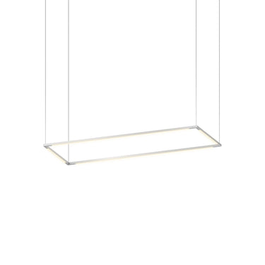 The Koncept Z-Bar fixture from above, showing its clean lines and rectangular shape for task lighting.
