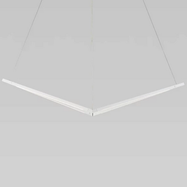 Z-Bar LED Bird Pendant Light in Matte White finish for modern bedroom lighting.