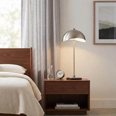 Nova Luna Bella Slimline Table Lamp, Black Marble Base, photo 2