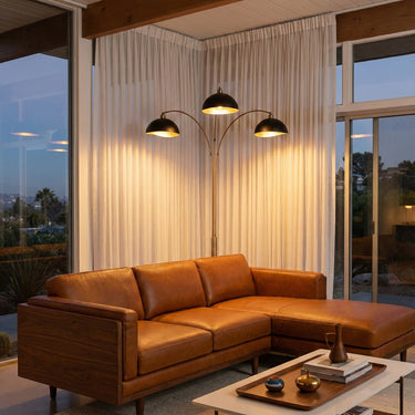 Nova Luna Bella 3-Light Arc Floor Lamp, photo 2