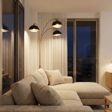 Nova Luna Bella 3-Light Arc Floor Lamp, photo 4