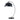 Nova Luna Bella Table Lamp in Matte Black/Silver, photo 13