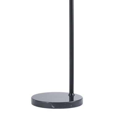 Nova of California Luna Bella Arc Floor Lamp 92 Antique Nickel Matte Black Silver Leaf Shade