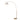 Nova Luna Bella 92" Arc Lamp in Matte White/Gold shade, Weathered Brass body, Weathered Brass base, photo 10