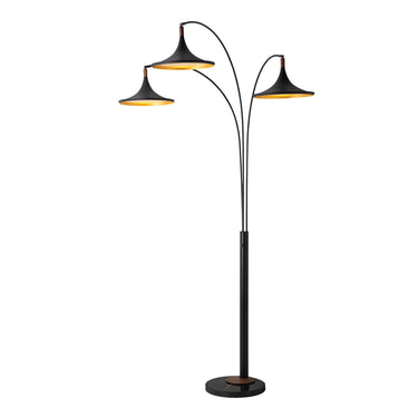 Nova Lodi 3-Light Arc Floor Lamp, photo 3