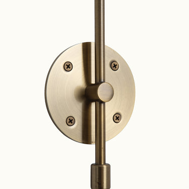 Nova of California Luna Bella Wall Sconce Weathered Brass Matte Black