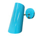 House of Troy Logan Azure/Satin Brass Wall Sconce with rolled shade