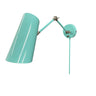 House of Troy Logan Mint/Satin Nickel Wall Swing Lamp with rolled shade
