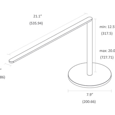 Koncept Lady7 Desk Lamp Matte White