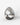 Ladenac Bois de Russie mini egg – Silver mini egg, side view