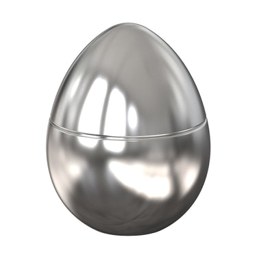 Ladenac Bois de Russie mini egg – Silver mini egg, closed