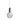 Small Acrylic Globe Pendant Lamp for Kitchens and Offices - Frosted Shade with Polished Chrome Finish