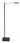 House of Troy 52" Lewis LED Gooseneck Floor Lamp in Black with Satin Nickel LEW800-BLK
