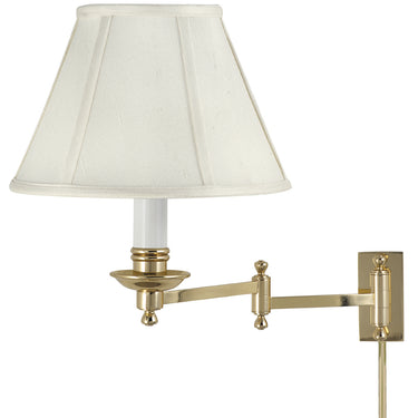 House of Troy Decorative Wall Swing Lamp Polished Brass