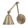 House of Troy Library Adjustable LED Lamp in Antique Brass