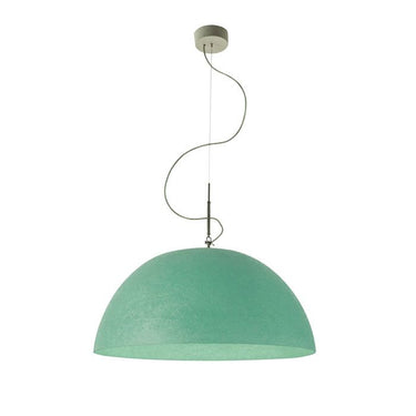 Artistic Mezza Luna Nebulite designer pendant lamp handmade in Italy for luxury interiors