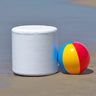 La Fete Dot Cylinder Ottoman - Front View