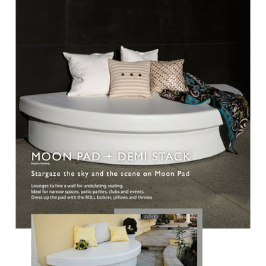 La Fête Moon Pad Semi Circle Outdoor Seat