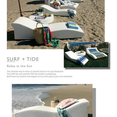 La Fête Surf Low Profile Outdoor Sun Lounge