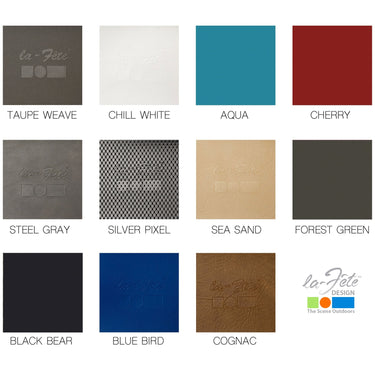 La Fete Outdoor Furniture Color Swatches