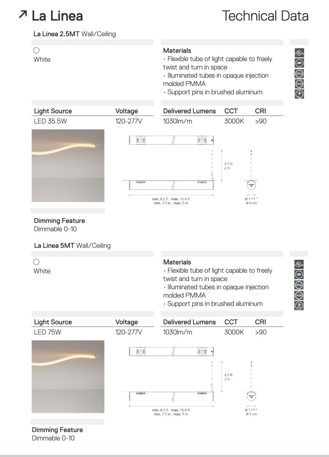 La Linea Outdoor Flexible Light LL000 | Artemide - NEW