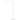 Slim modern LED floor lamp with touch dimmer and tunable white lighting