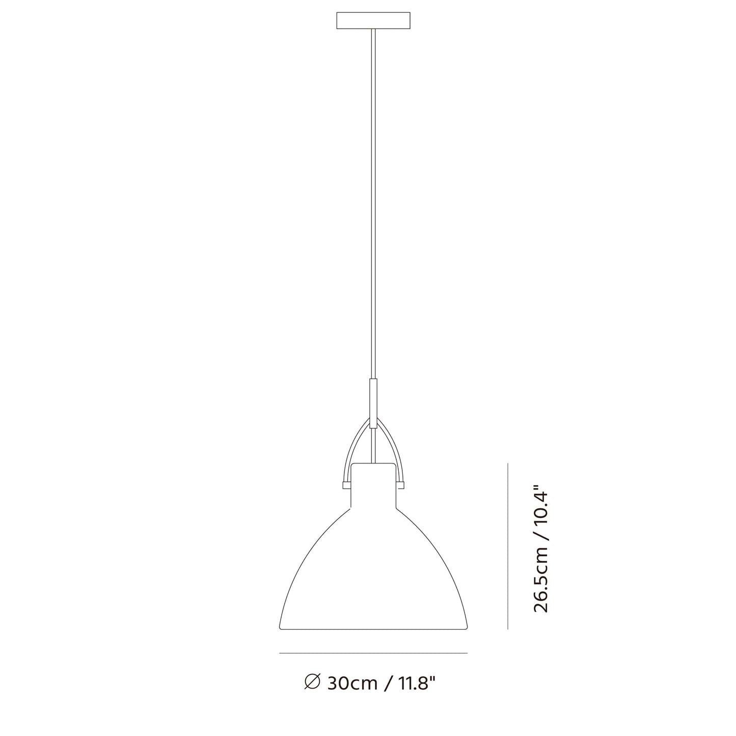 Seed Design Laito Pendant Large Brass