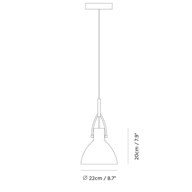 Seed Design Laito Pendant Medium White