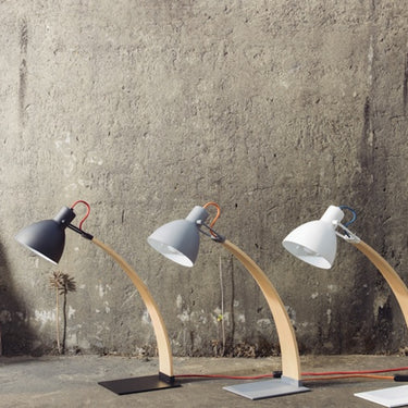 Seed Design Laito Wood Table Lamp White