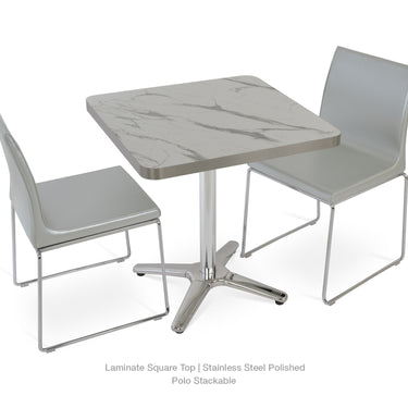 Lamer Square Laminate Top Dining Table by SohoConcept - New
