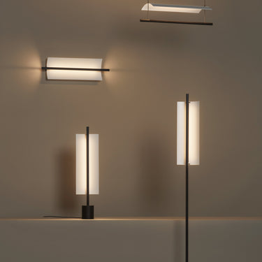 Contemporary Lámina 85 architectural pendant lamp in minimalist interior