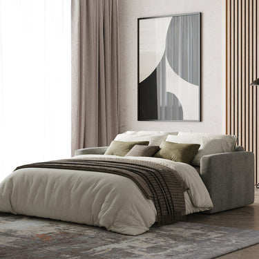 Lamod Italia Revers Italian Grey Fabric Full Sofa Bed