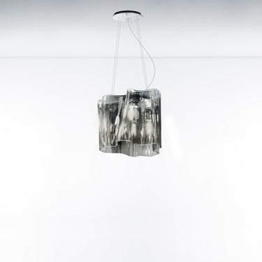 Artemide Logico Single Suspension Pendant – Grey Smoke Italian Design for Interiors