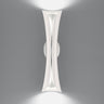 White Artemide Cadmo Wall Lamp with Uplight and Downlight