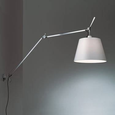 17" Shade · Fiber Aluminum – Tolomeo Mega Wall Light studio photo