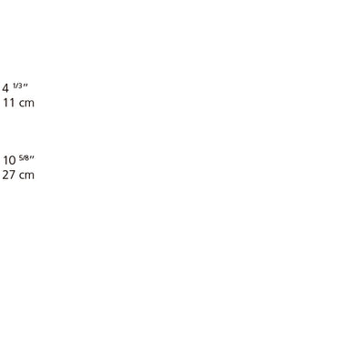Line drawing with measurements – Ciclope Wall Light