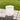 Lantern Bluetooth LED Cordless Lamp by Smart & Green in white on a stone ledge with a grass lawn behind - LoftModern