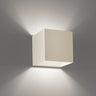 Laser Wall Sconce by Lodes with compact geometric design and 16W LED for hallways, bedrooms, and living rooms
