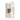 Polished nickel vertical wall sconce with etched crystal diffuser and 2700K warm LED