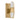 Lassell single short sconce in natural brass finish with soft warm 2700K LED lighting