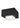 Geometric black LED ceiling light with integrated warm white bulb – perfect for bathrooms, offices, or hospitality settings