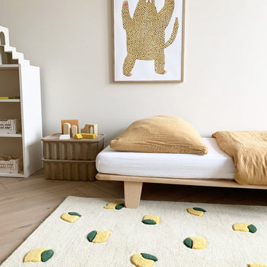 Cream, Yellow & Green Lemons Rug by Maison Deux, photo 2