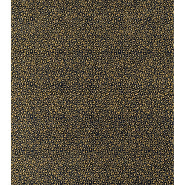Leopard oval wool rug, view 3