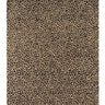 Leopard oval wool rug, view 1