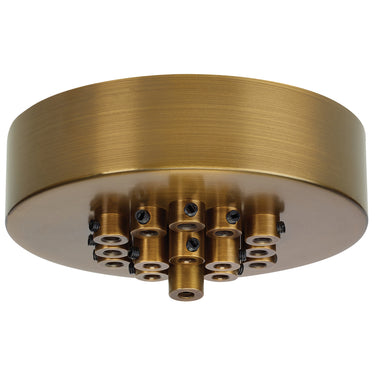 Line Voltage Mini Canopy 19 Port Round -  Visual Comfort Modern