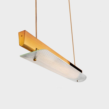 Viso Linea LED wall light in Anodized Gold, 52.9 in, product photo