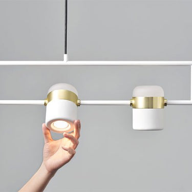 Seed Design Ling Pendant 6 White