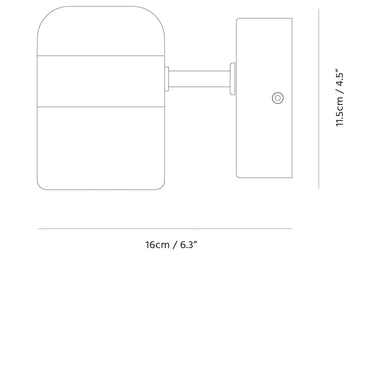 Seed Design Ling Wall Lamp White