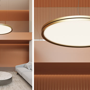 Lite Hole S large round pendant lamp by David Abad