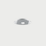 Bugia Single ceiling flush light by Lodes in glossy chrome finish